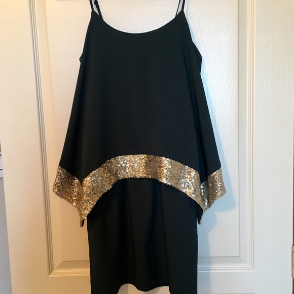 BOUTIQUE - C Luce dark green cocktail dress - Picture 1 of 6